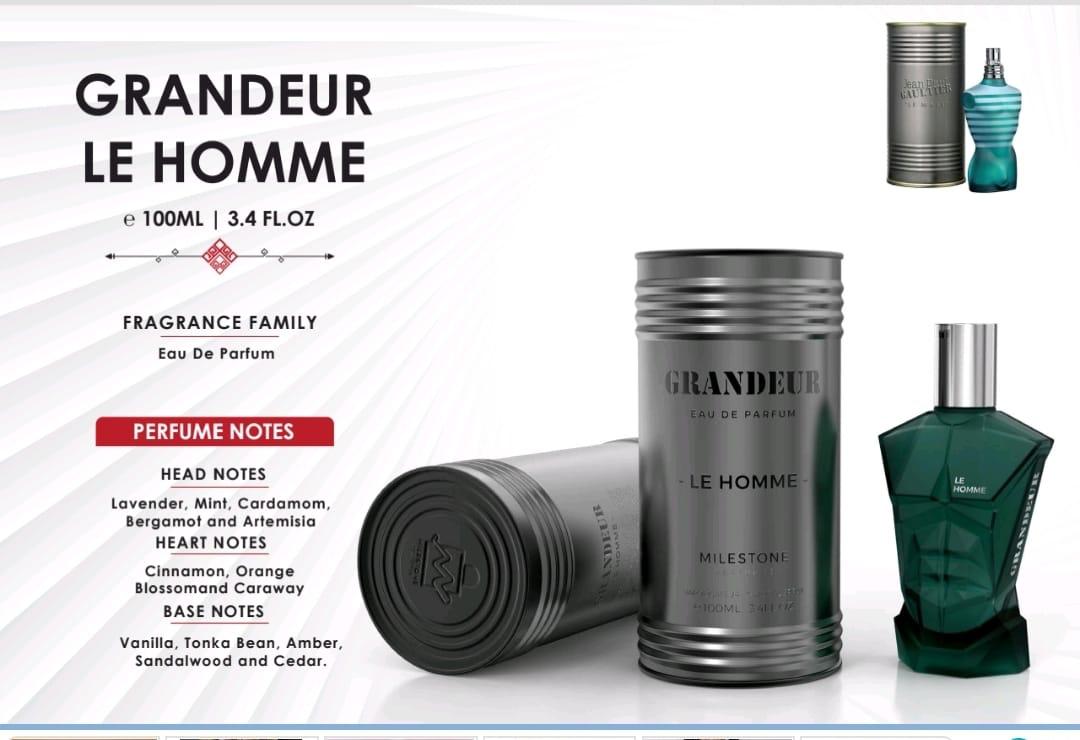 Grandeur Le Homme - Milestone 